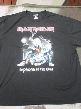 Iron Maiden No Prayer On The Road One Sided T-Shirt Size 3XL